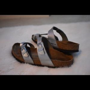 Silver Birkenstock’s
